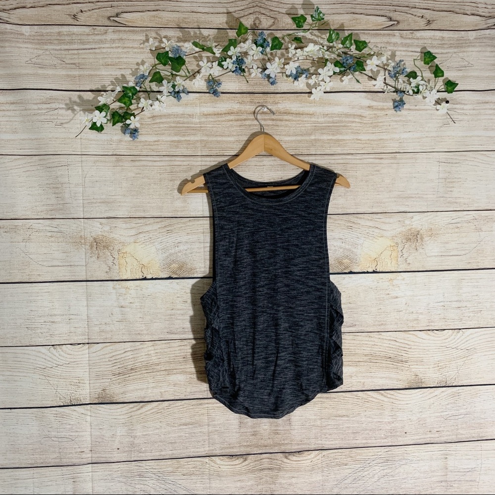 Lululemon Var-City Muscle Tank Heathered Gray